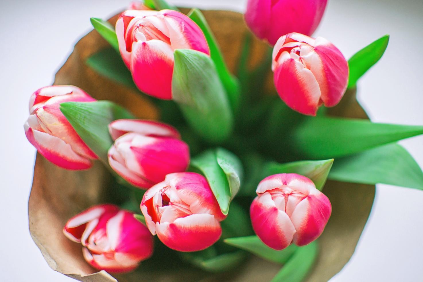 Účastnice workshopu pracuje s floristickým materiálem